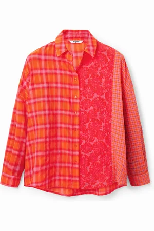 Desigual Camicia oversize patch check
