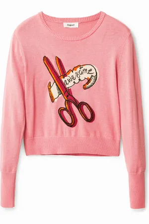 Desigual Maglia ricamata a forbice