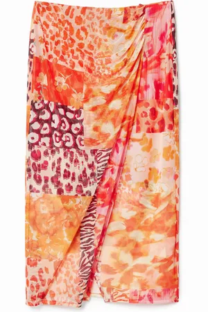 Desigual Gonna midi tulle applicazioni