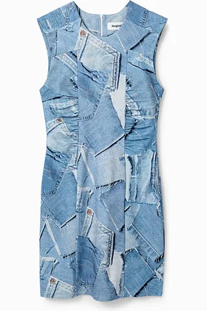 Desigual Mini abito patch denim