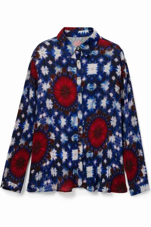 Desigual Camicia plissettata con stampa tie-dye