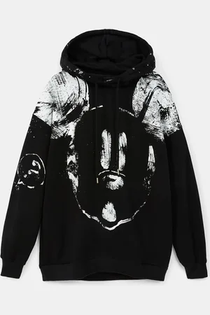 Desigual Felpa oversize cappuccio cotone