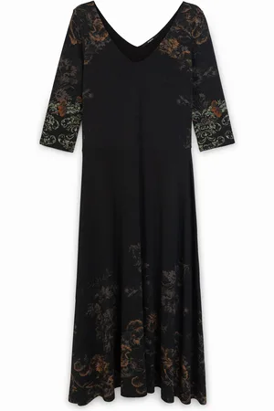 Desigual Vestito longuette floreale