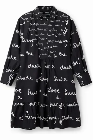 Desigual Vestito corto tunica messaggi
