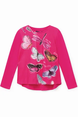 Desigual Maglietta farfalle 3D
