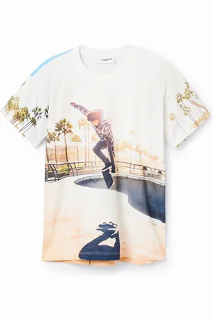 Desigual Maglietta fotografica skater