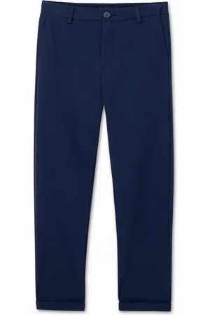 Desigual Pantaloni blu tessuto tecnico