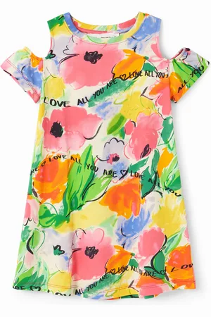 Desigual Abito vestito cut-outs fiori