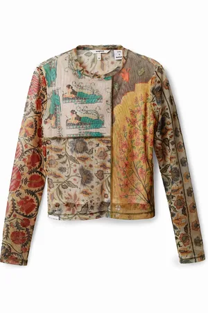 Desigual Maglietta patch stampe