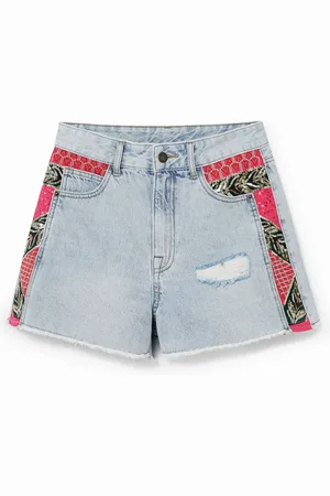 Desigual Shorts jeans con patch