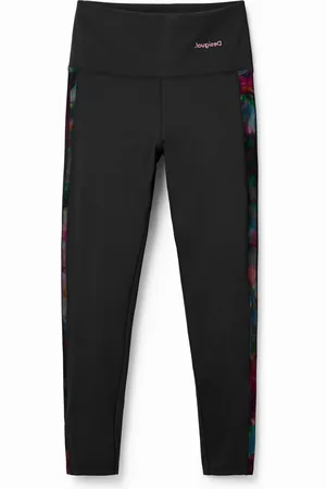 Desigual Leggings sportivi laterali contrasto