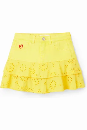 Desigual Minigonna ricamo svizzero