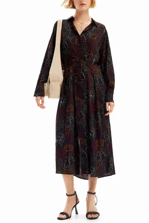 Desigual Abito chemisier midi volti