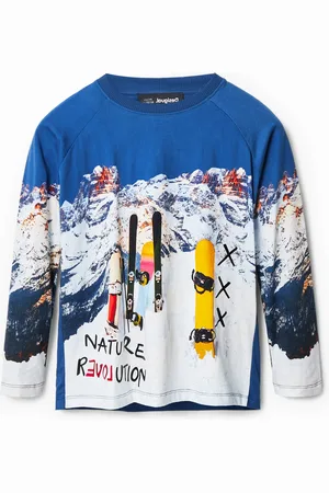 Desigual T-shirt da snowboard a maniche lunghe