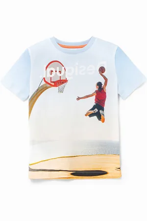 Desigual Maglietta basket 100% cotone