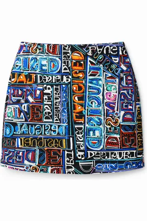 Desigual Minigonna arty logo slim