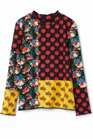Desigual Maglietta patch fiori