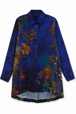 Desigual Camicia lunga morbida stampa