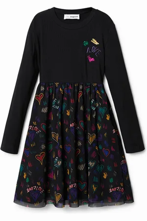 Desigual Abito due in uno cuori