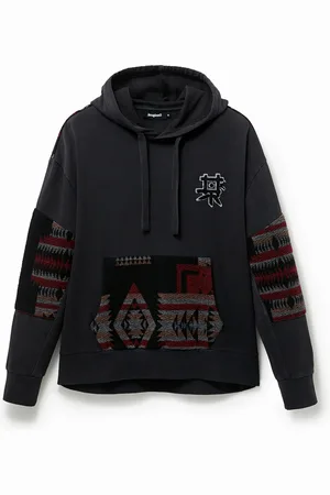 Desigual Felpa bordura etnica
