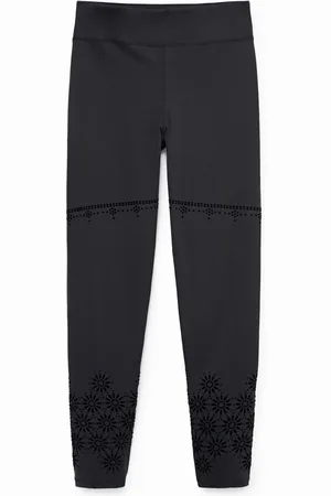 Desigual Leggings dettagli floccati