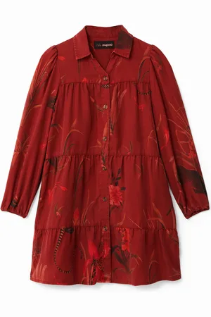 Desigual Vestito chemisier corto lyocell