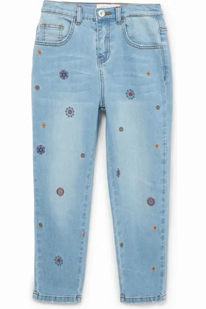 Desigual Jeans mom fit ricamo