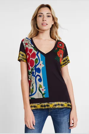 Desigual Maglietta slim floreale