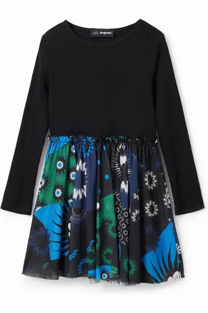 Desigual Abito patch geometrico combinato