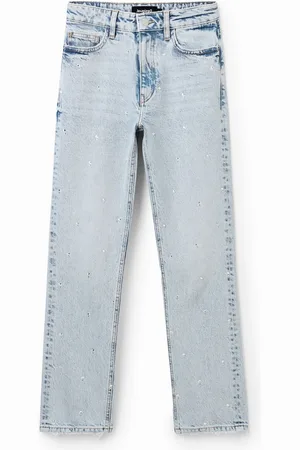 Desigual Jeans dritti strass