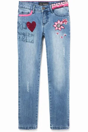 Desigual Jeans slim paillettes