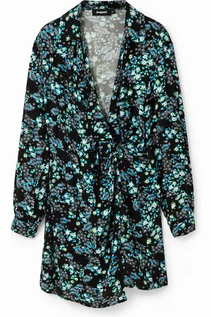 Desigual Abito corto incrociato floreale