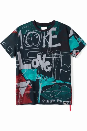 Desigual Maglietta arty 100% cotone