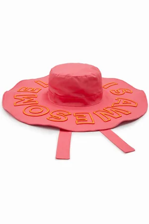 Desigual Cappello a tesa larga Life is awesome