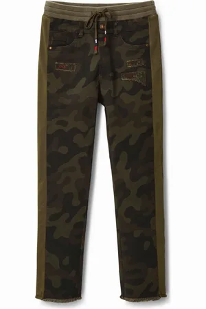 Desigual Pantaloni da jogging mimetici