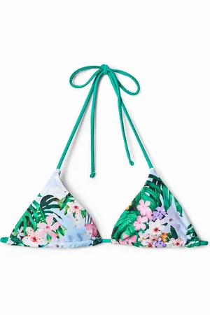 Desigual Top bikini floreale