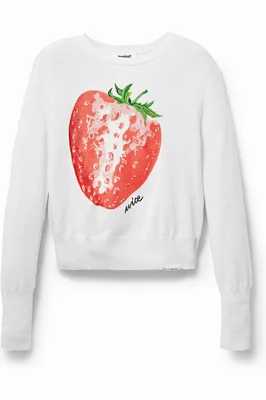 Desigual Maglione cropped fragola