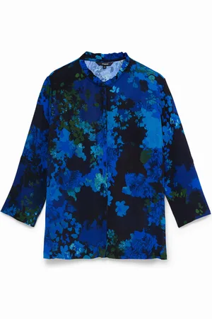 Desigual Camicia con camouflage floreale