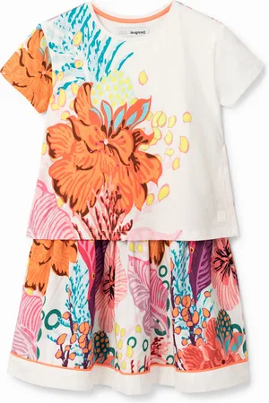 Desigual Vestito floreale due pezzi