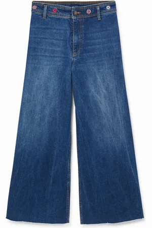 Desigual Jeans slim alla caviglia gamba larga
