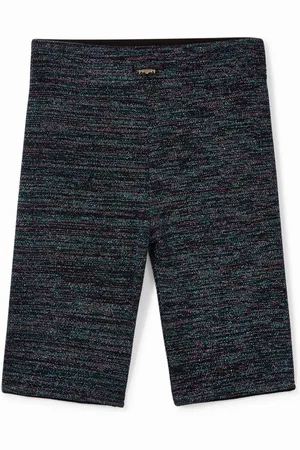 Desigual Leggings corti in lurex