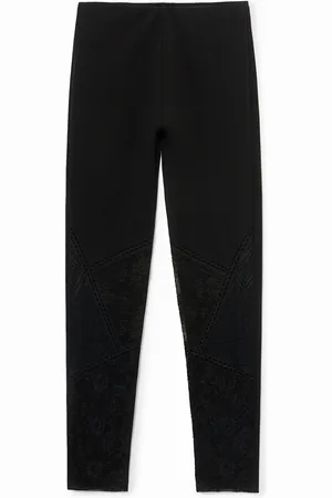 Desigual Leggings slim pizzo