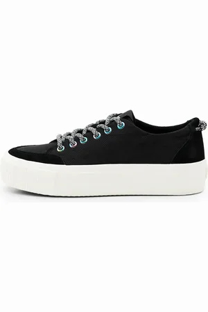 Desigual Sneaker platform stampa animalier