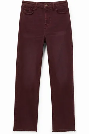 Desigual Pantaloni straight alla caviglia