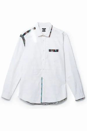 Desigual Camicia fregi 100% cotone