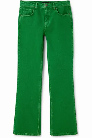 Desigual Jeans Flare tinta unita