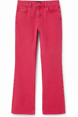 Desigual Jeans Flare tinta unita