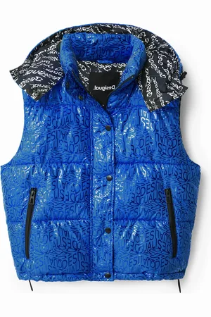 Desigual Gilet logo trapuntato