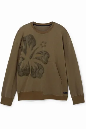 Desigual Felpa oversize orlo asimmetrico