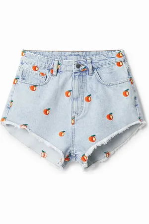 Desigual Pantaloncini di jeans frutta
